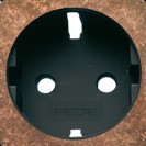 Fede Накладка розетки 2К+З для мех-зма FD16823, Rustic Cooper/черн. Новая
