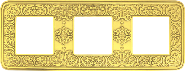Emporio Рамка 3-ная, Bright Gold