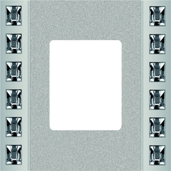 Crystal De Luxe Decor Рамка 1-ная, Bright Chrome