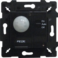 Fede Выключатель с ИК-датчиком, с суппортом 800Вт 250В~, черный